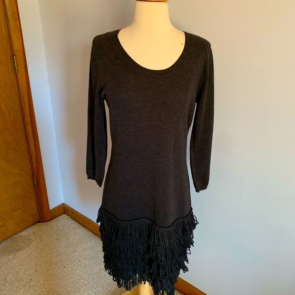 Calvin Klein flapper inspired sweater dress